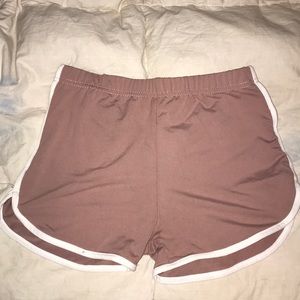 Rose Pink Stretchy Shorts